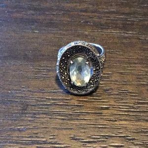 Woman’s Sterling silver 925 quartz ring